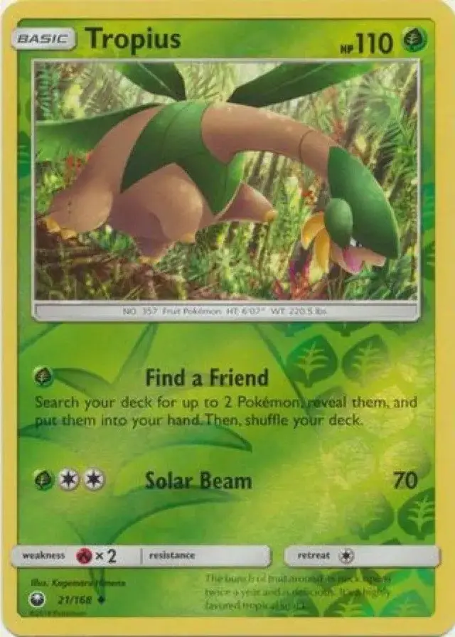 Tropius [Reverse Holo] - Pokemon Celestial Storm #21