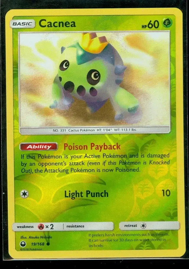 Cacnea [Reverse Holo] - Pokemon Celestial Storm #19