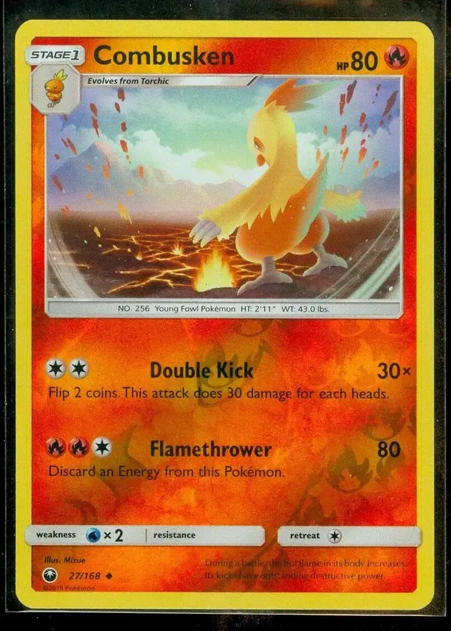 Combusken [Reverse Holo] - Pokemon Celestial Storm #27