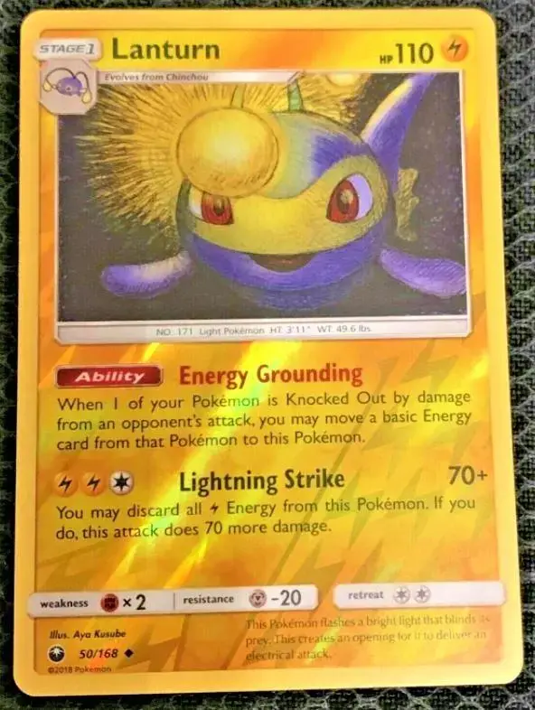 Lanturn [Reverse Holo] - Pokemon Celestial Storm #50