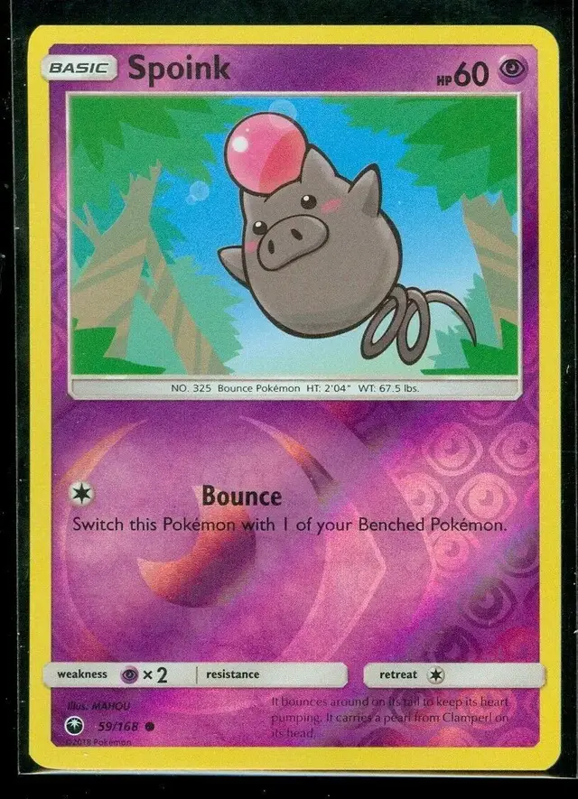 Spoink [Reverse Holo] - Pokemon Celestial Storm #59