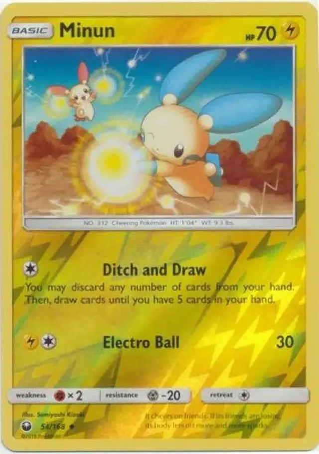 Minun [Reverse Holo]