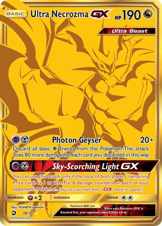 Ultra Necrozma GX - Pokemon Dragon Majesty #78