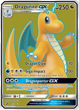 Dragonite GX #67 - Pokemon Dragon Majesty