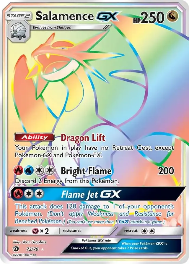Salamence GX - Pokemon Dragon Majesty #73