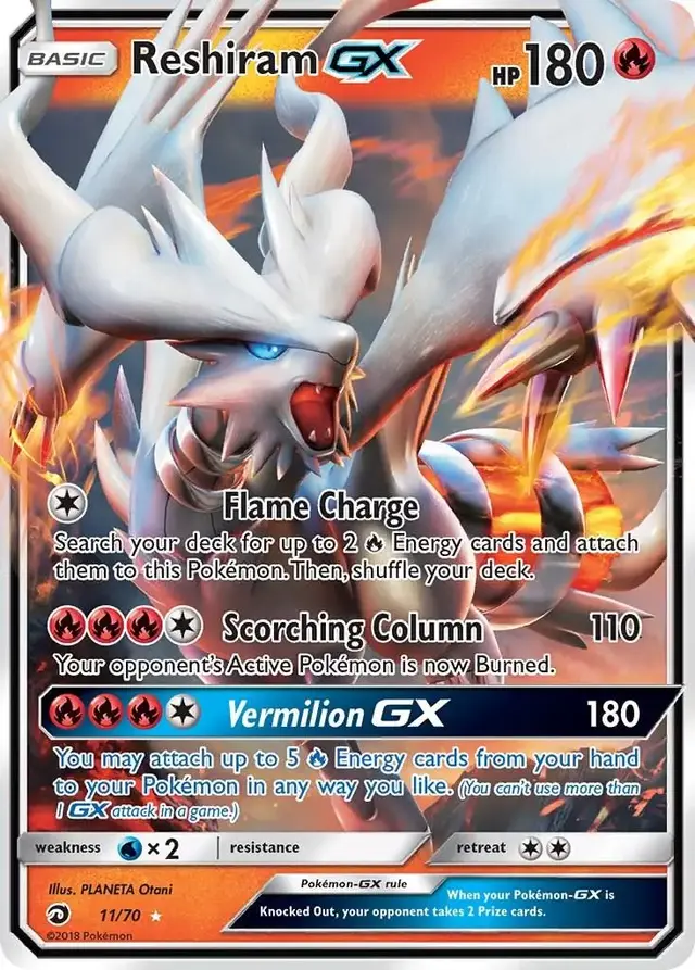 Reshiram GX - Pokemon Dragon Majesty #11
