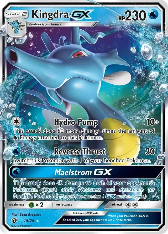 Kingdra GX - Pokemon Dragon Majesty #18