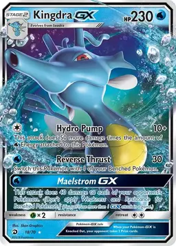 Kingdra GX 18 - Pokemon Dragon Majesty