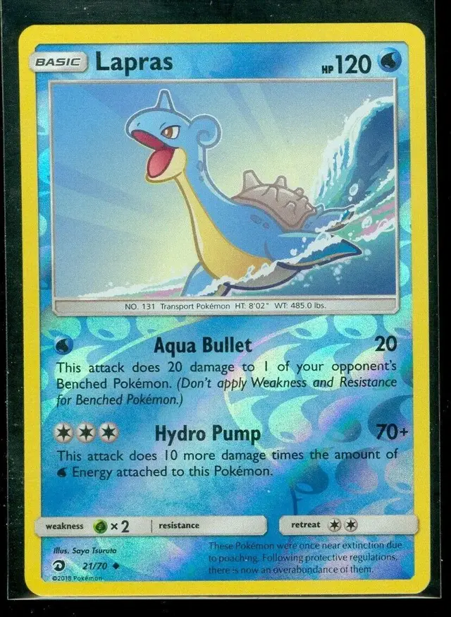 Lapras [Reverse Holo] - Pokemon Dragon Majesty #21