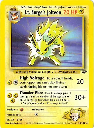 Lt. Surge's Jolteon - Pokemon Gym Challenge #28