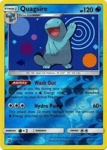 Quagsire [Reverse Holo] - Pokemon Dragon Majesty #26