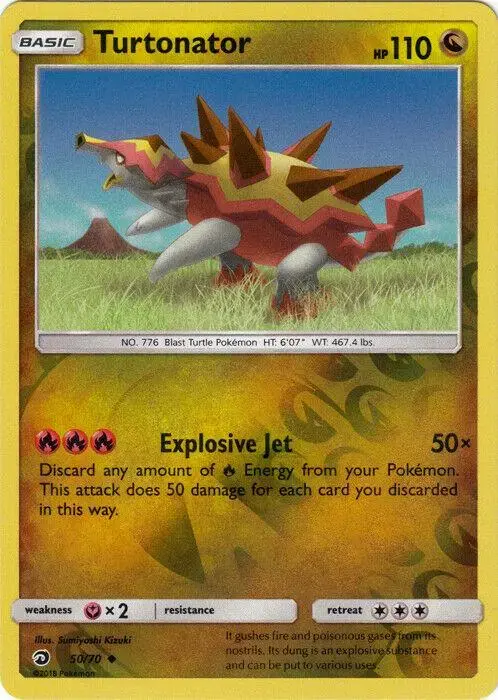 Turtonator [Reverse Holo] - Pokemon Dragon Majesty #50