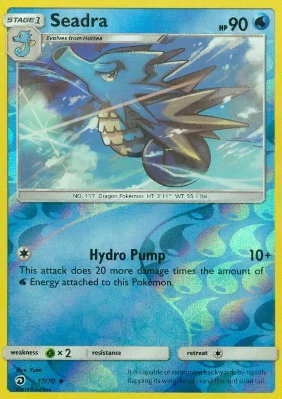 Seadra [Reverse Holo] - Pokemon Dragon Majesty #17