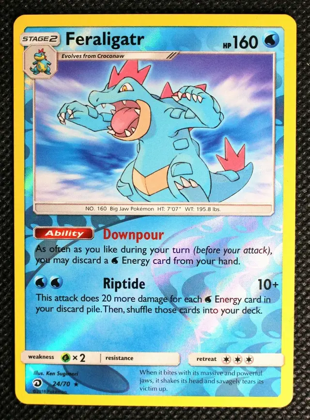 Feraligatr [Reverse Holo] - Pokemon Dragon Majesty #24