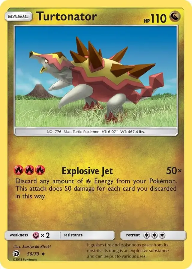 Turtonator - Pokemon Dragon Majesty #50