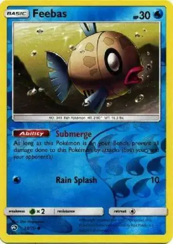 Feebas [Reverse Holo] - Pokemon Dragon Majesty #28
