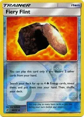 Fiery Flint [Reverse Holo] - Pokemon Dragon Majesty #60