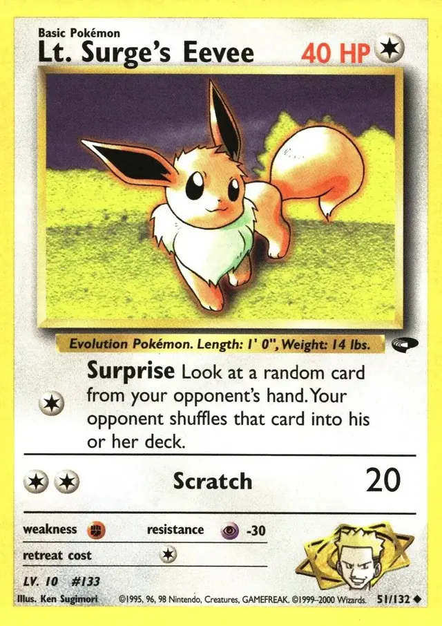 Lt. Surge's Eevee - Pokemon Gym Challenge #51