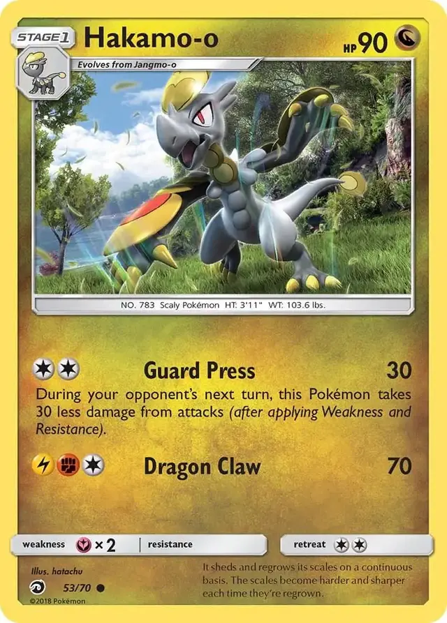 Hakamo-o - Pokemon Dragon Majesty #53