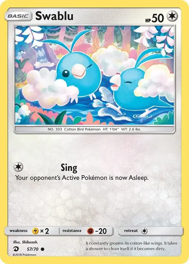 Swablu - Pokemon Dragon Majesty #57
