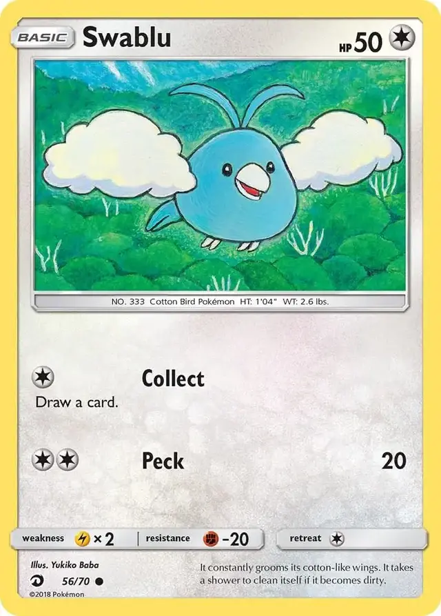 Swablu - Pokemon Dragon Majesty #56