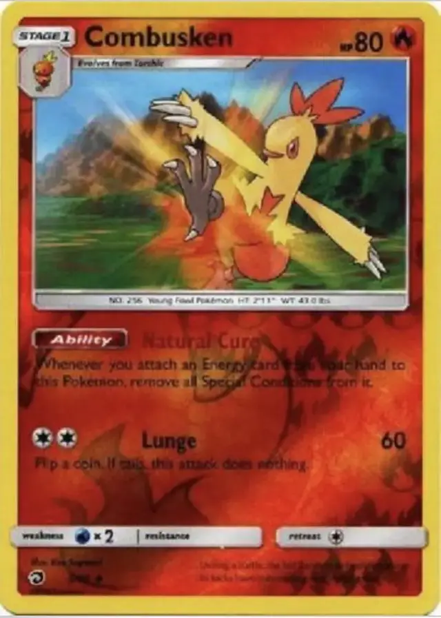 Combusken [Reverse Holo] - Pokemon Dragon Majesty #5