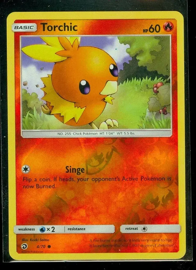 Torchic [Reverse Holo] - Pokemon Dragon Majesty #4
