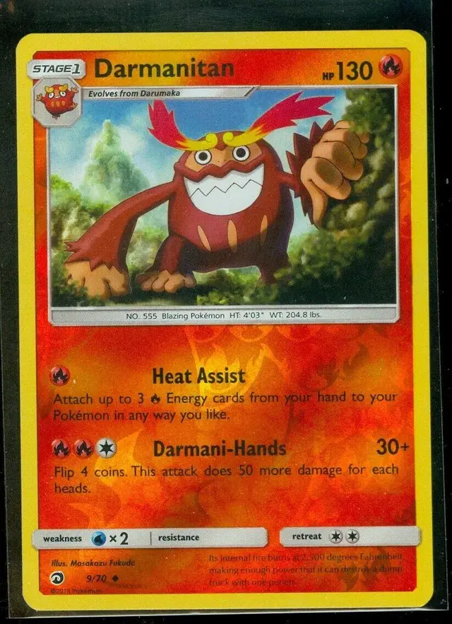 Darmanitan [Reverse Holo] - Pokemon Dragon Majesty #9
