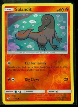 Salandit [Reverse Holo] - Pokemon Dragon Majesty