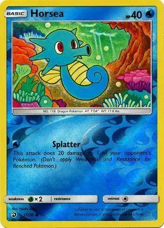 Horsea [Reverse Holo] - Pokemon Dragon Majesty #15