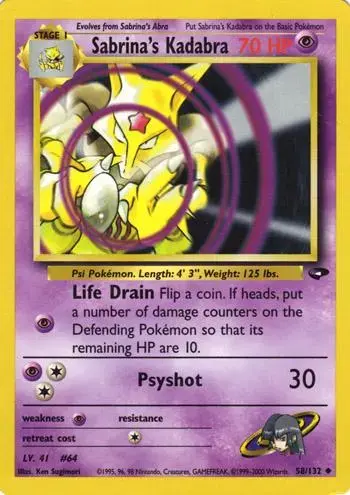 Sabrina's Kadabra - Pokemon Gym Challenge #58