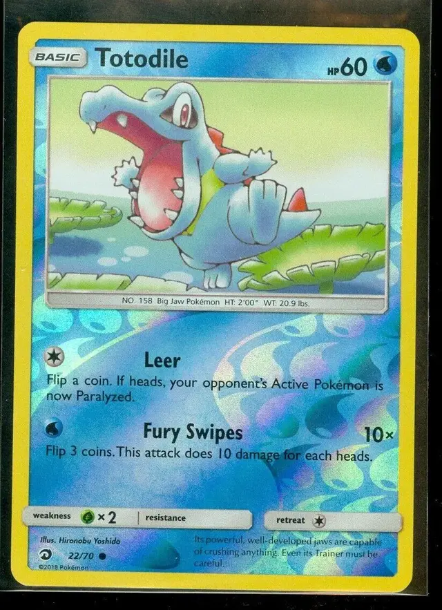 Totodile [Reverse Holo] - Pokemon Dragon Majesty #22