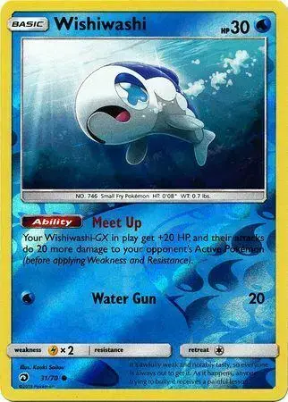 Wishiwashi [Reverse Holo] - Pokemon Dragon Majesty #31