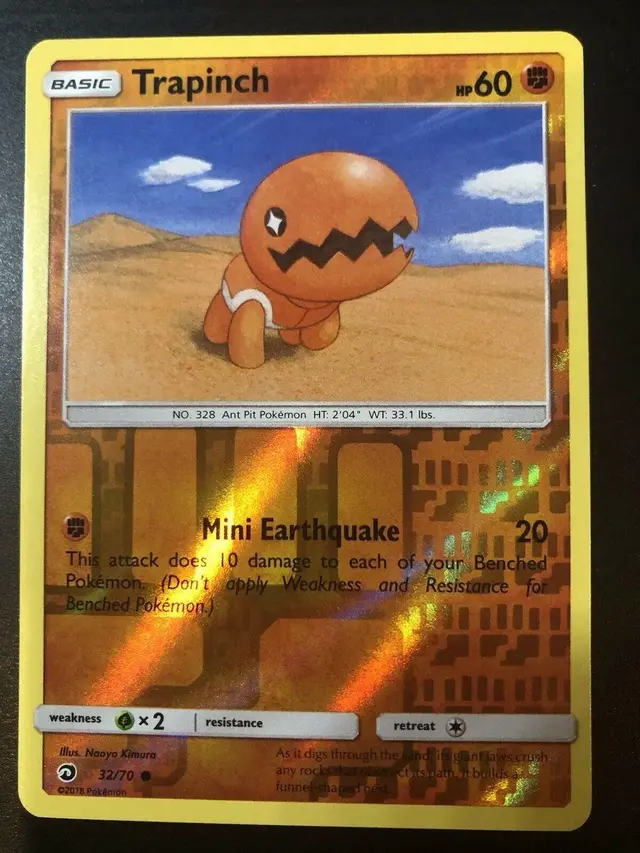 Trapinch [Reverse Holo] - Pokemon Dragon Majesty #32
