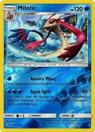 Milotic [Reverse Holo] - Pokemon Dragon Majesty #29