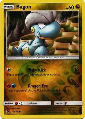 Bagon [Reverse Holo] - Pokemon Dragon Majesty #42