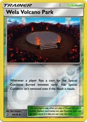 Wela Volcano Park [Reverse Holo] - Pokemon Dragon Majesty #63