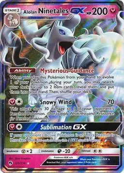 Alolan Ninetales GX 132 - Pokemon Lost Thunder