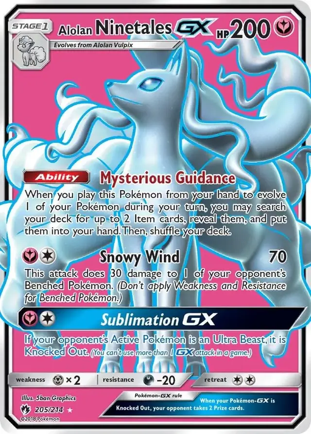 Alolan Ninetales GX