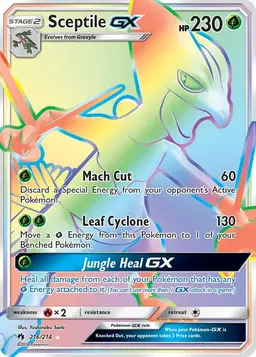 Sceptile GX 216 - Pokemon Lost Thunder