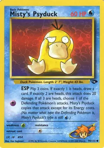 Misty's Psyduck - Pokemon Gym Challenge #90