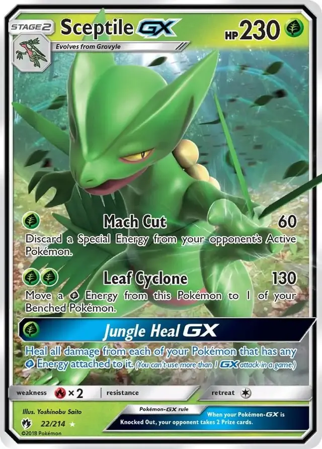 Sceptile GX - Pokemon Lost Thunder #22