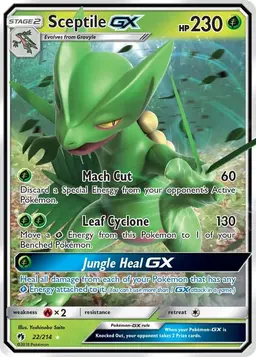Sceptile GX 22 - Pokemon Lost Thunder