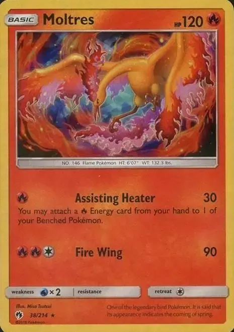 Moltres [Cracked Ice] - Pokemon Lost Thunder #38