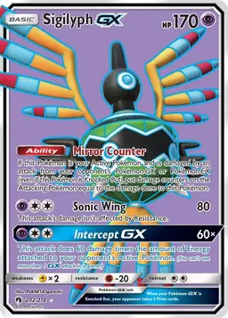 Sigilyph GX 202 - Pokemon Lost Thunder