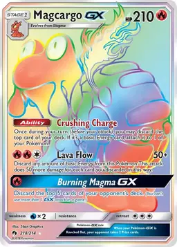 Magcargo GX 218 - Pokemon Lost Thunder