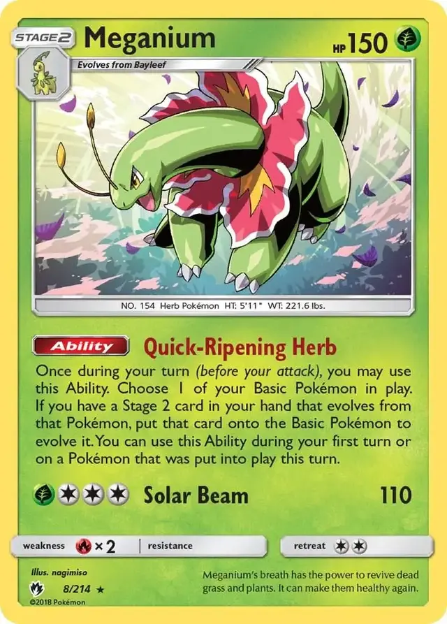 Meganium - Pokemon Lost Thunder #8