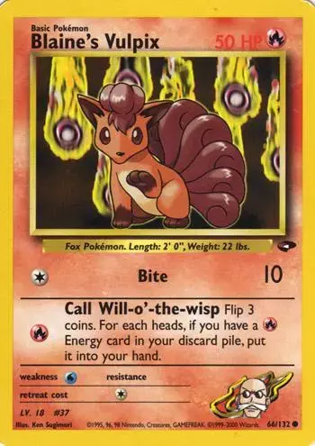 Blaine's Vulpix - Pokemon Gym Challenge #66