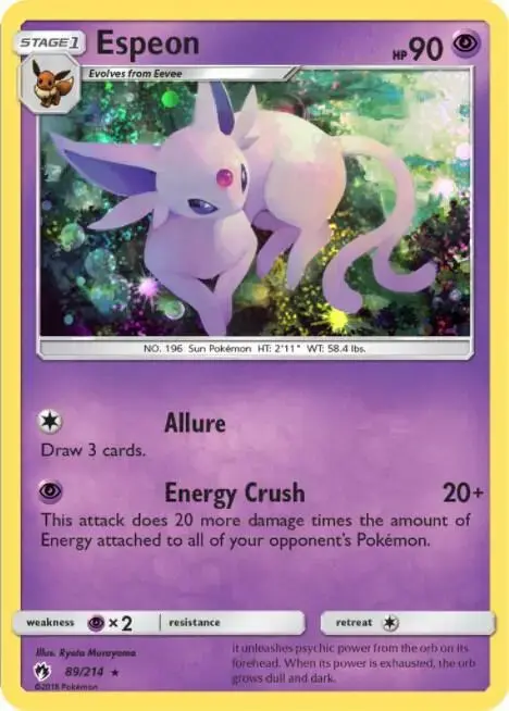 Espeon [Cosmos Holo] - Pokemon Lost Thunder #89