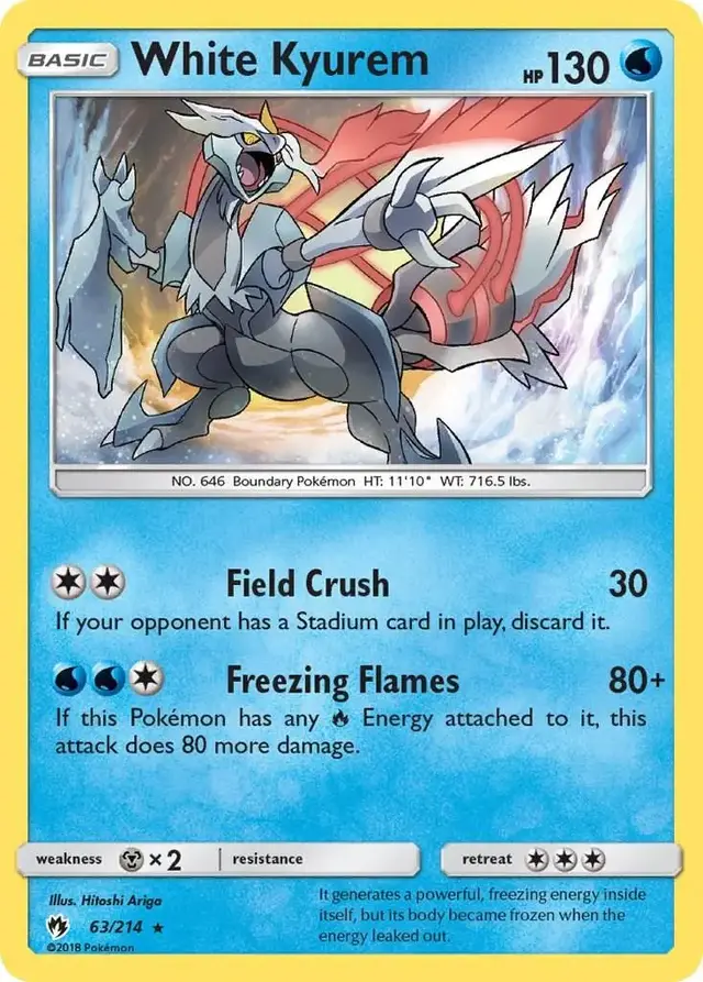 White Kyurem - Pokemon Lost Thunder #63